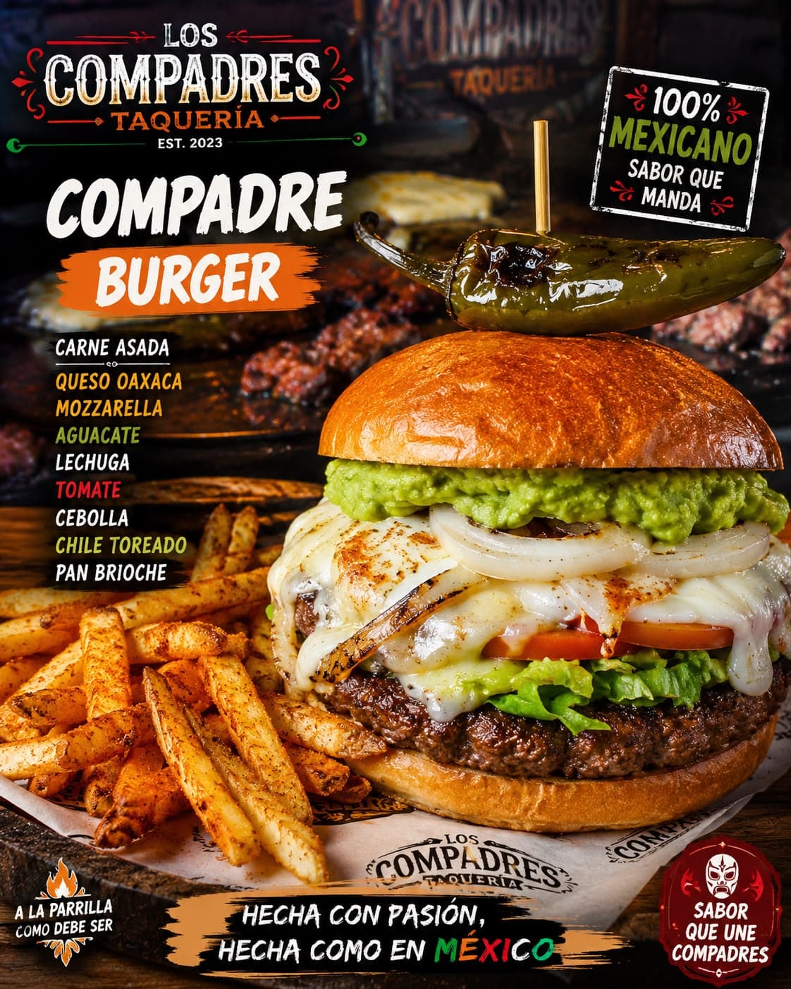 Los Compadres Burger